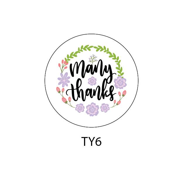 Thank You Sticker,Sticker Terima Kasih-RTYC06