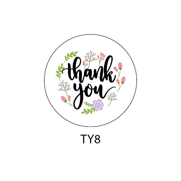 Thank You Sticker,Sticker Terima Kasih-RTYC08